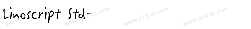 Linoscript Std字体转换